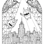 Batman and the Mischievous Shadows Coloring Page
