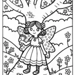 Astra the Fairy Coloring Page