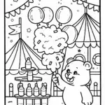 Care Bear Carnival Adventure Coloring Page