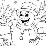 Bowser’s Winter Wonderland Coloring Page