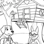The Secret Superhero Pet Club Coloring Page