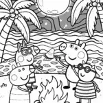 Peppa Pig’s Dance Party at the Moonlight Beach