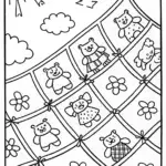 Care Bears’ Magical Quilt Adventure Coloring Page