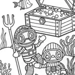 Octonauts Treasure Hunt Coloring Page