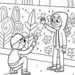 Miles Morales and Friends in Urban Art