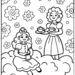 Mirabel’s Magical Tea Party Coloring Page