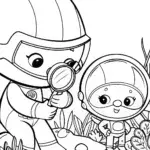 Octonauts’ Deep Sea Exploration Coloring Page