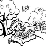 Strawberry Shortcake’s Berry Craft Day Coloring Page
