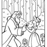The Beast’s Gentle Heart Coloring Page