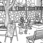 Avengers Art in Action Coloring Page