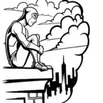 Miles Morales: The Urban Explorer Coloring Page