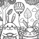 Squishmallow Garden Parade Coloring Page