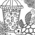 Octonauts’ Bubble Tea Party Coloring Page