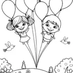 Soaring high on springtime balloons