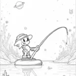 Super Sonic fishing in space