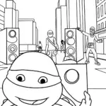Teenage Mutant Ninja Turtles street art