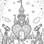 Heart-shaped observatory of love