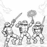 Teenage Mutant Ninja Turtles action