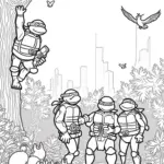 Teenage Mutant Ninja Turtles in nature