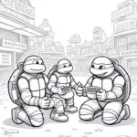 Teenage Mutant Ninja Turtles at zoo