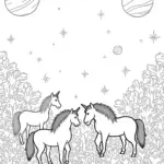 Unicorns in a galactic garden