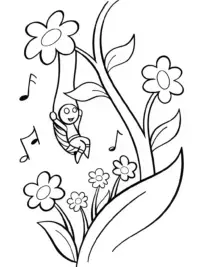 Miles Morales in a musical garden