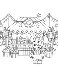 Minnie Mouse Christmas market adventure