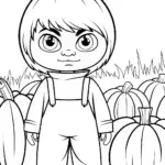 Creeper in the pumpkin patch