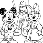 Mickey and friends costume swap