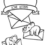 Animals delivering love letters