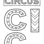 Alphabet letters at the circus