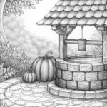 Thanksgiving wishes at a well
