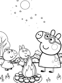 Peppa Pig campfire stories