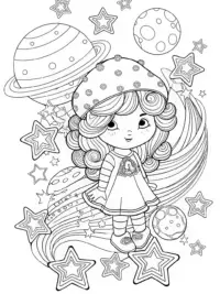 Strawberry Shortcake in space