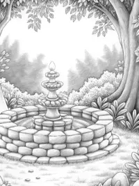 Gardevoir creating nature sculptures