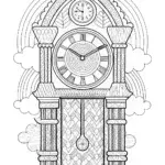Rainbow timekeeper’s clock