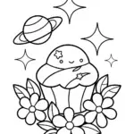 Cupcake Chic in a cosmic garden
