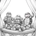 Teenage Mutant Ninja Turtles puppet show