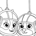 Bluey and Bingo underwater robots