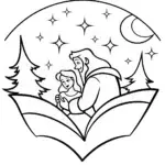 Belle and the Beast’s starry night