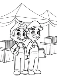 Mario and Luigi’s book fair