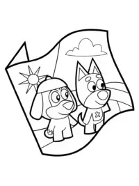 Bluey and Bingo’s treasure map quest