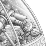 Gnome astronomer on a starship
