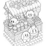 Kirby trading at a swap meet