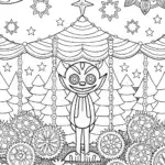 Huggy Wuggy in a cosmic garden
