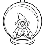 Gnome in a time-traveling bubble