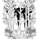 Champions council in the forest