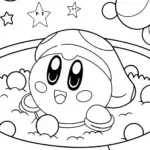 Kirby in a cosmic bubble bath