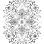 Nature harmony mandala