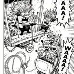 Minion Rollercoaster Fun Coloring Page